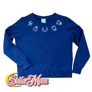 Sailor Moon X Hot Topic Planetary Signs Sweatshirt S sweater anime
